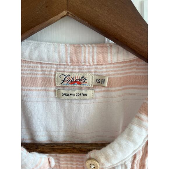 Faherty Isha Dream Cotton Gauze Mini Dress Stripe Sleeveless XS Tuckernuck EUC - Picture 7 of 9